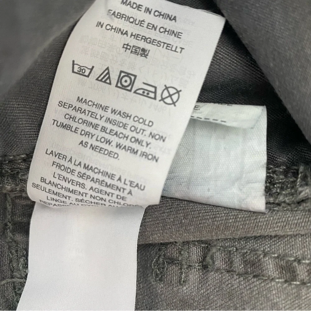 Madewell Tall 9” High-Rise Skinny Jeans in Raw Hem Garment-Dyed Edition